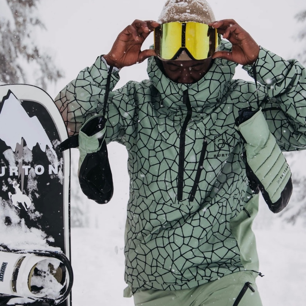 Men's Burton [ak] Velocity GORE-TEX 2L Anorak Jacket Color: Hedge Green Ossicone